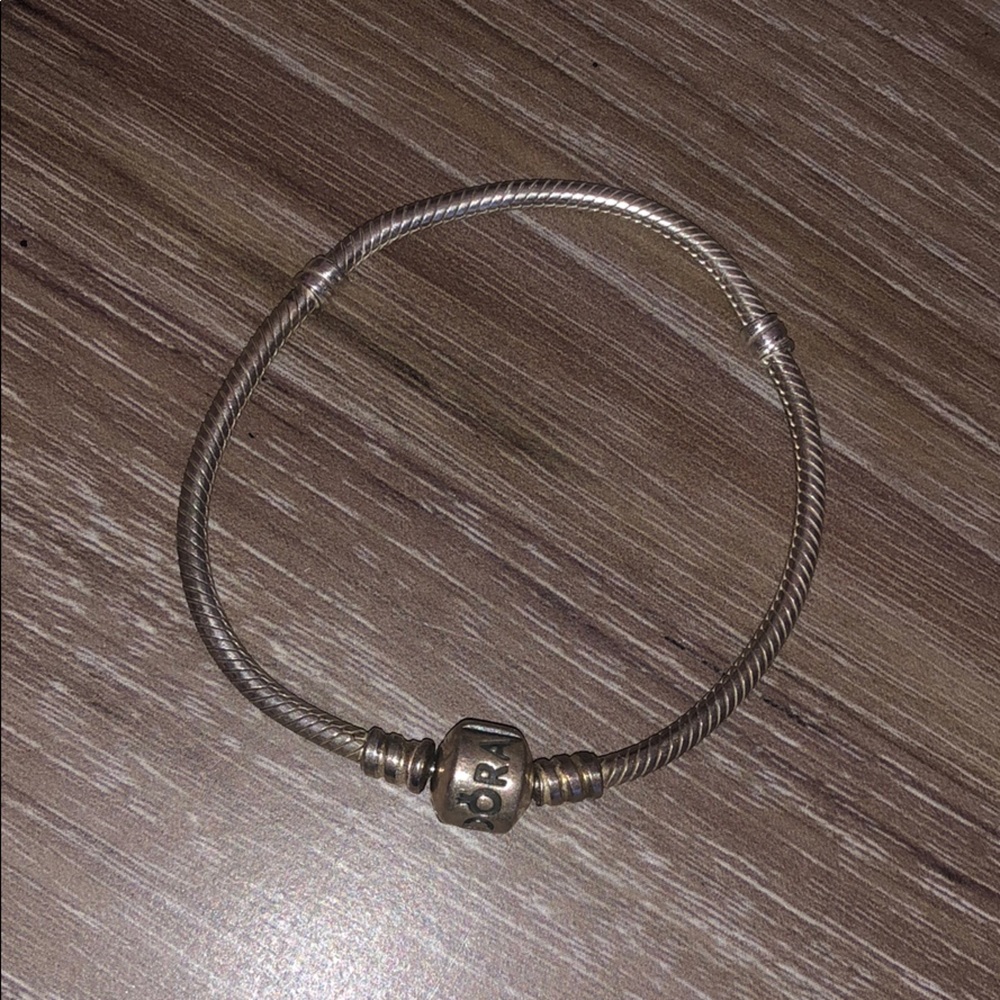 Silver Pandora bracelet